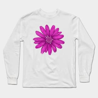 fuchsia color Long Sleeve T-Shirt